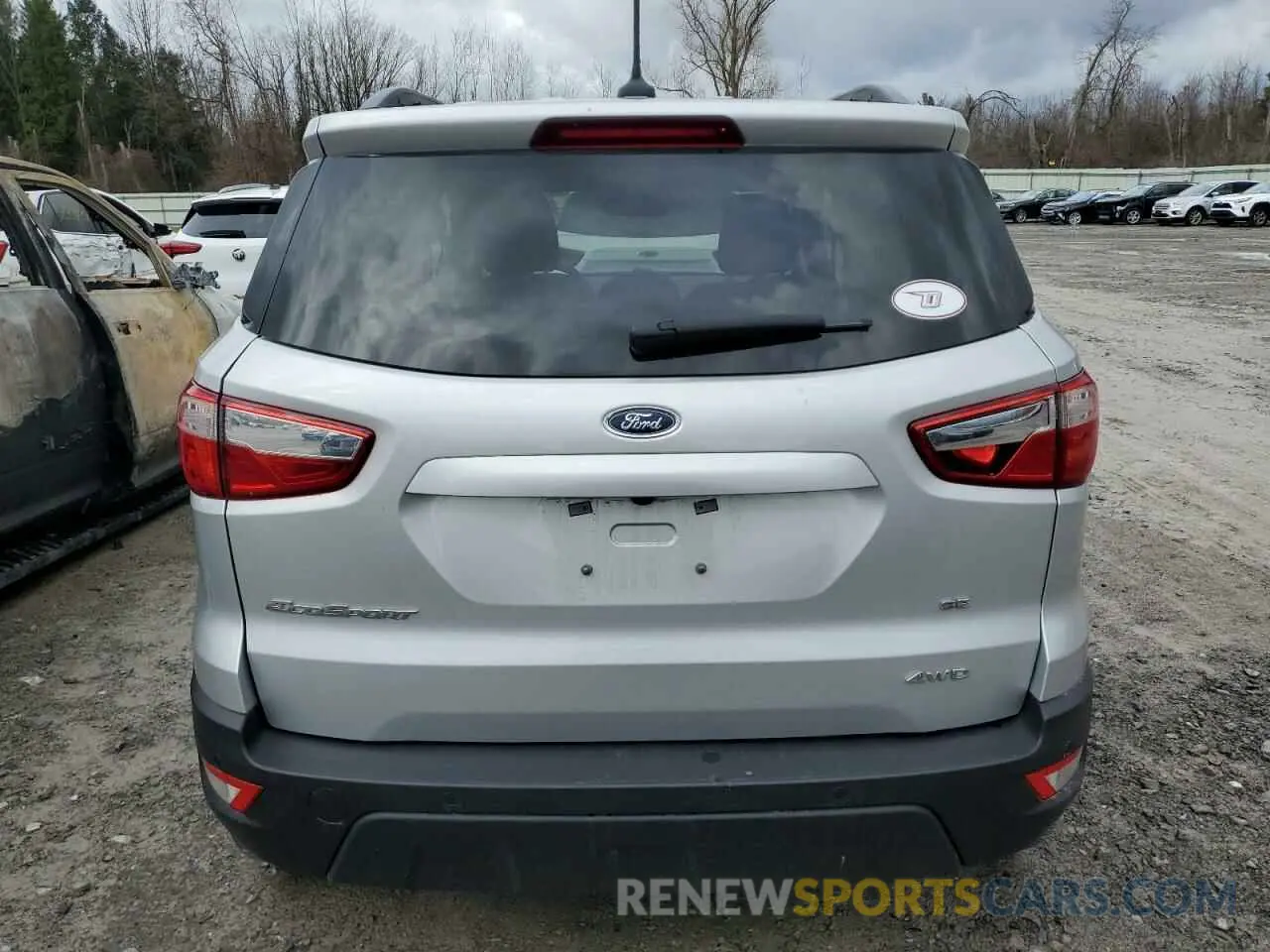 6 fotografías del automóvil dañado MAJ6S3GL4NC469769 FORD ECOSPORT 2022