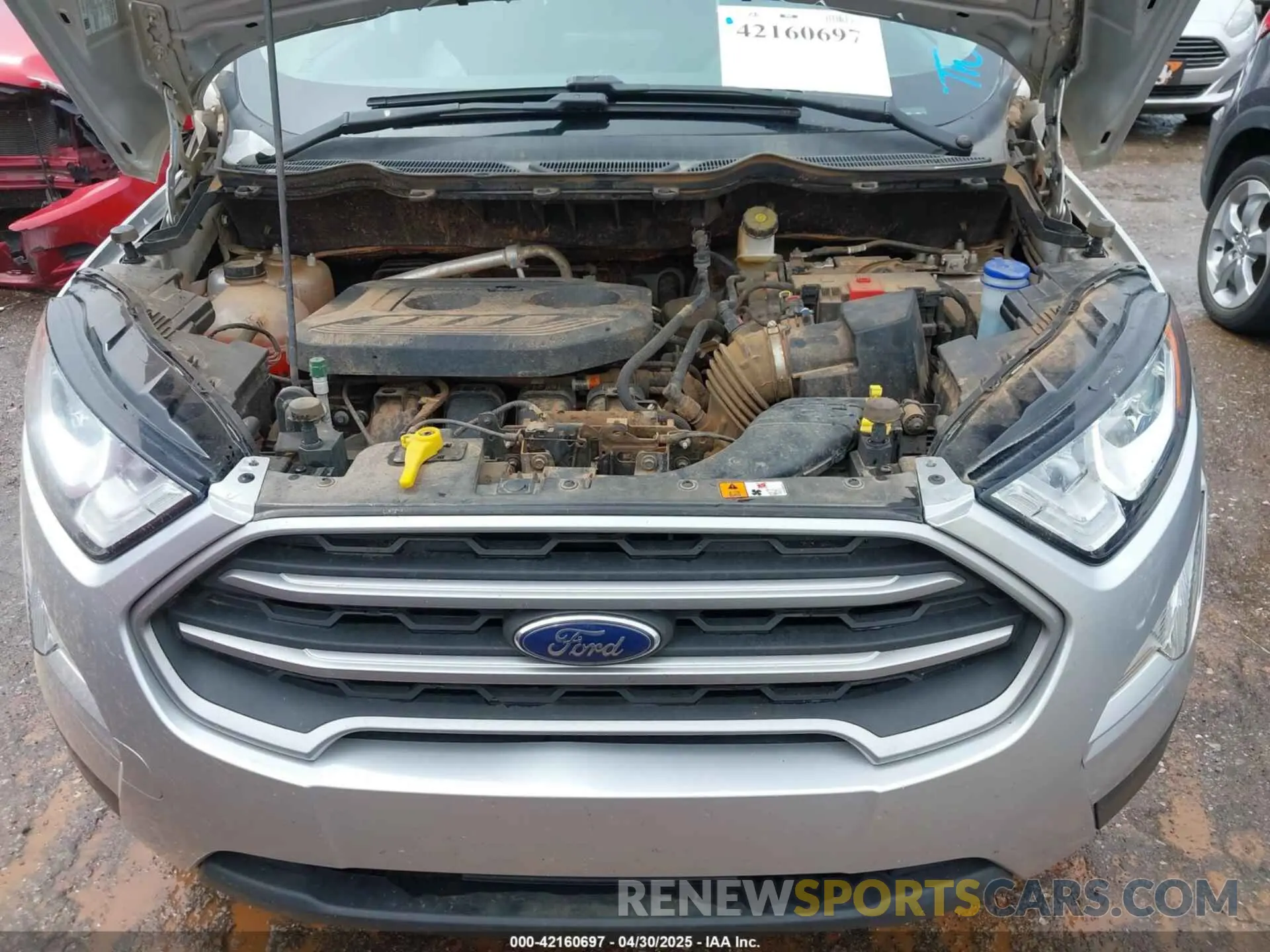 10 fotografías del automóvil dañado MAJ6S3GL4NC469920 FORD ECOSPORT 2022