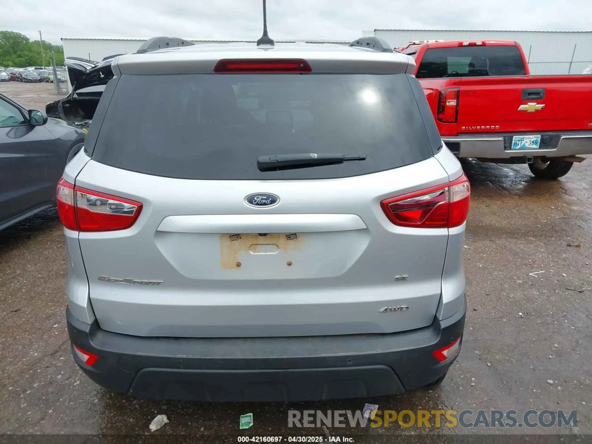 16 fotografías del automóvil dañado MAJ6S3GL4NC469920 FORD ECOSPORT 2022