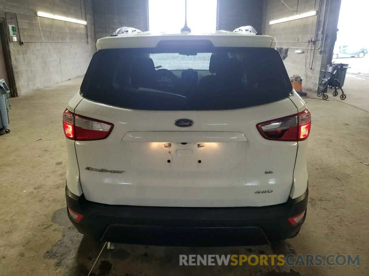 6 fotografías del automóvil dañado MAJ6S3GL4NC475684 FORD ECOSPORT 2022