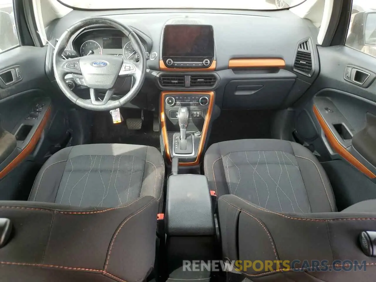 8 fotografías del automóvil dañado MAJ6S3GL5NC458764 FORD ECOSPORT 2022