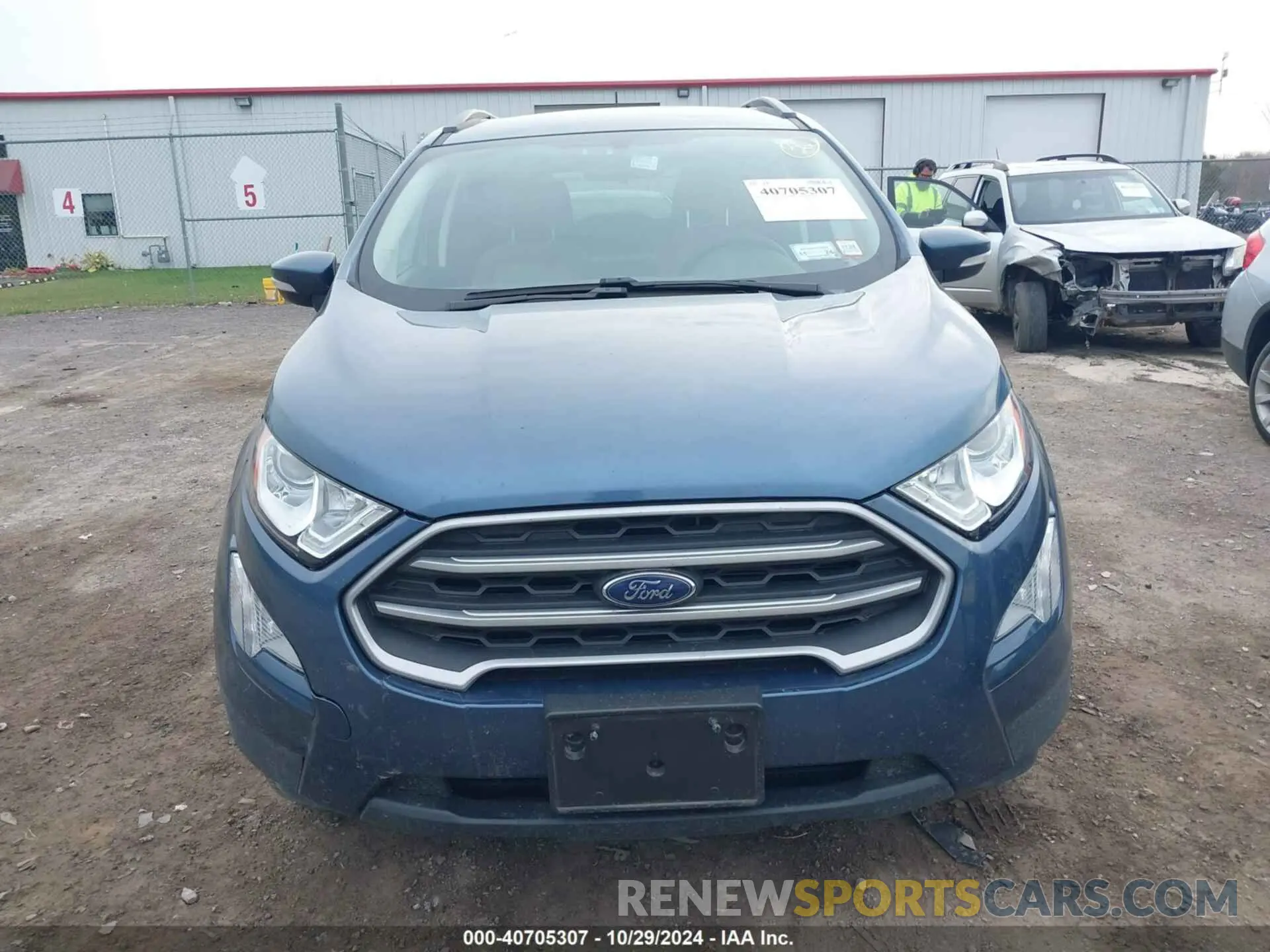 12 fotografías del automóvil dañado MAJ6S3GL5NC472616 FORD ECOSPORT 2022