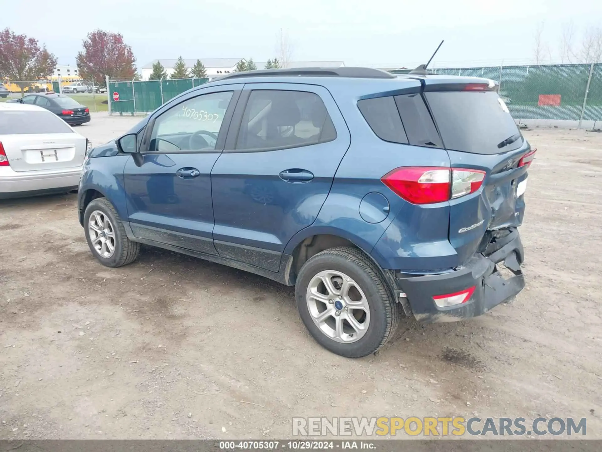 3 fotografías del automóvil dañado MAJ6S3GL5NC472616 FORD ECOSPORT 2022