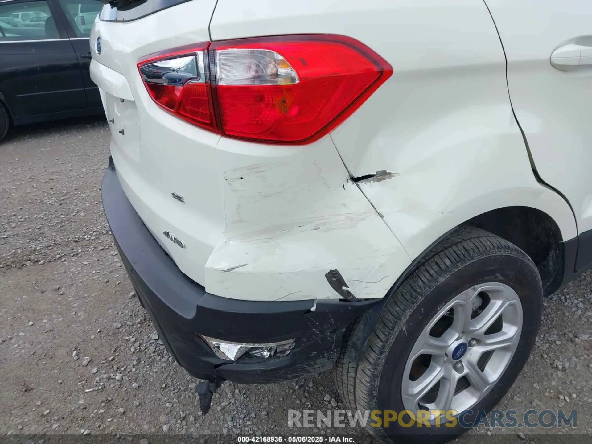 6 fotografías del automóvil dañado MAJ6S3GL5NC474320 FORD ECOSPORT 2022