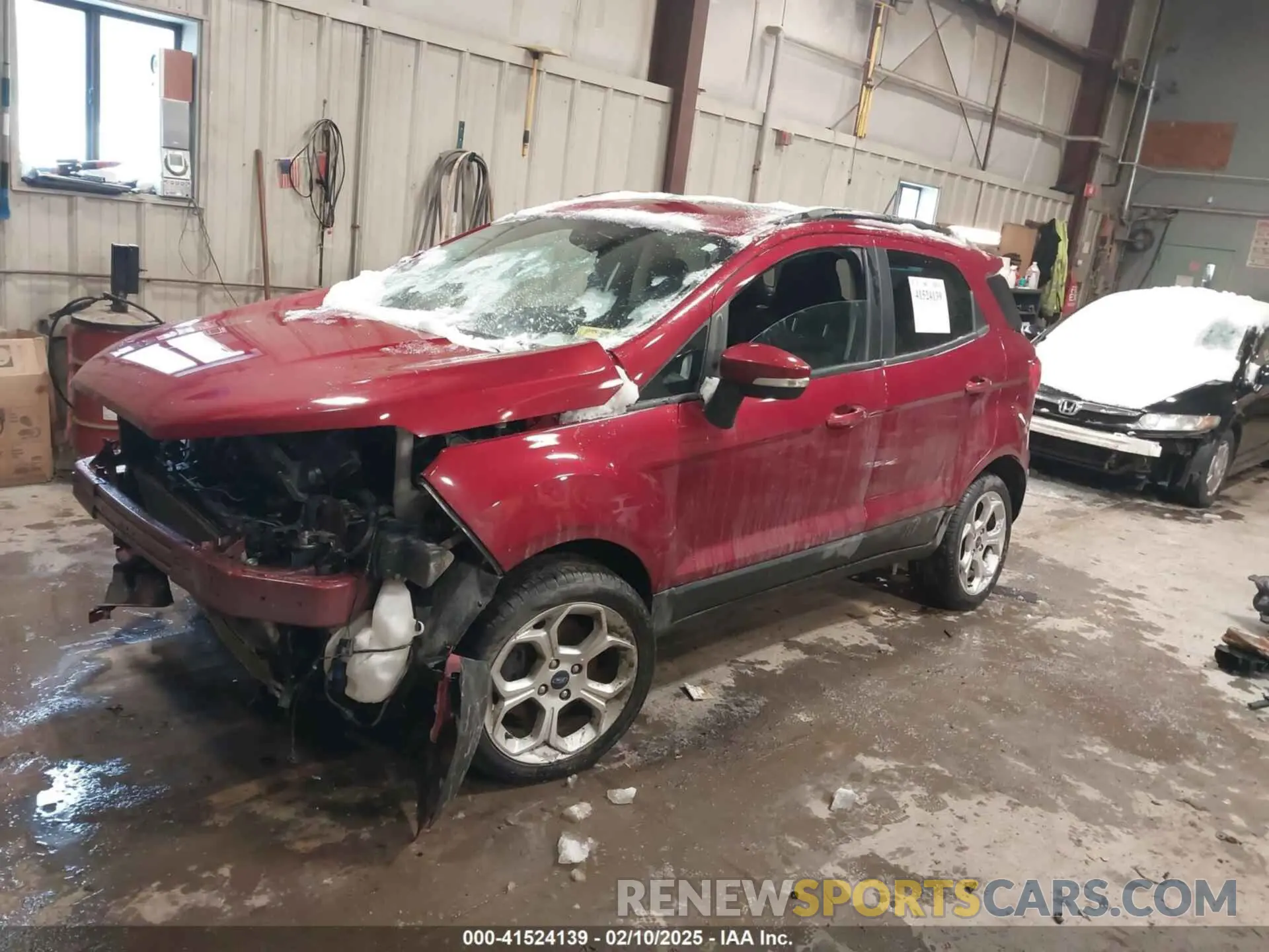 2 fotografías del automóvil dañado MAJ6S3GL6NC456859 FORD ECOSPORT 2022