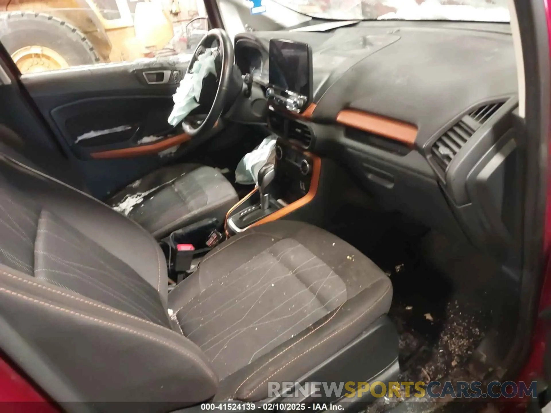 5 fotografías del automóvil dañado MAJ6S3GL6NC456859 FORD ECOSPORT 2022