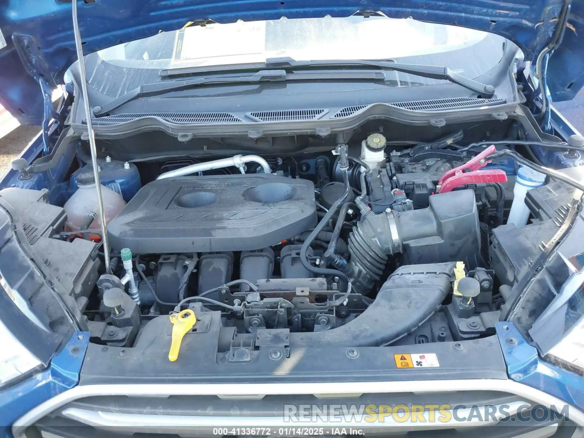 10 fotografías del automóvil dañado MAJ6S3GL8NC470049 FORD ECOSPORT 2022