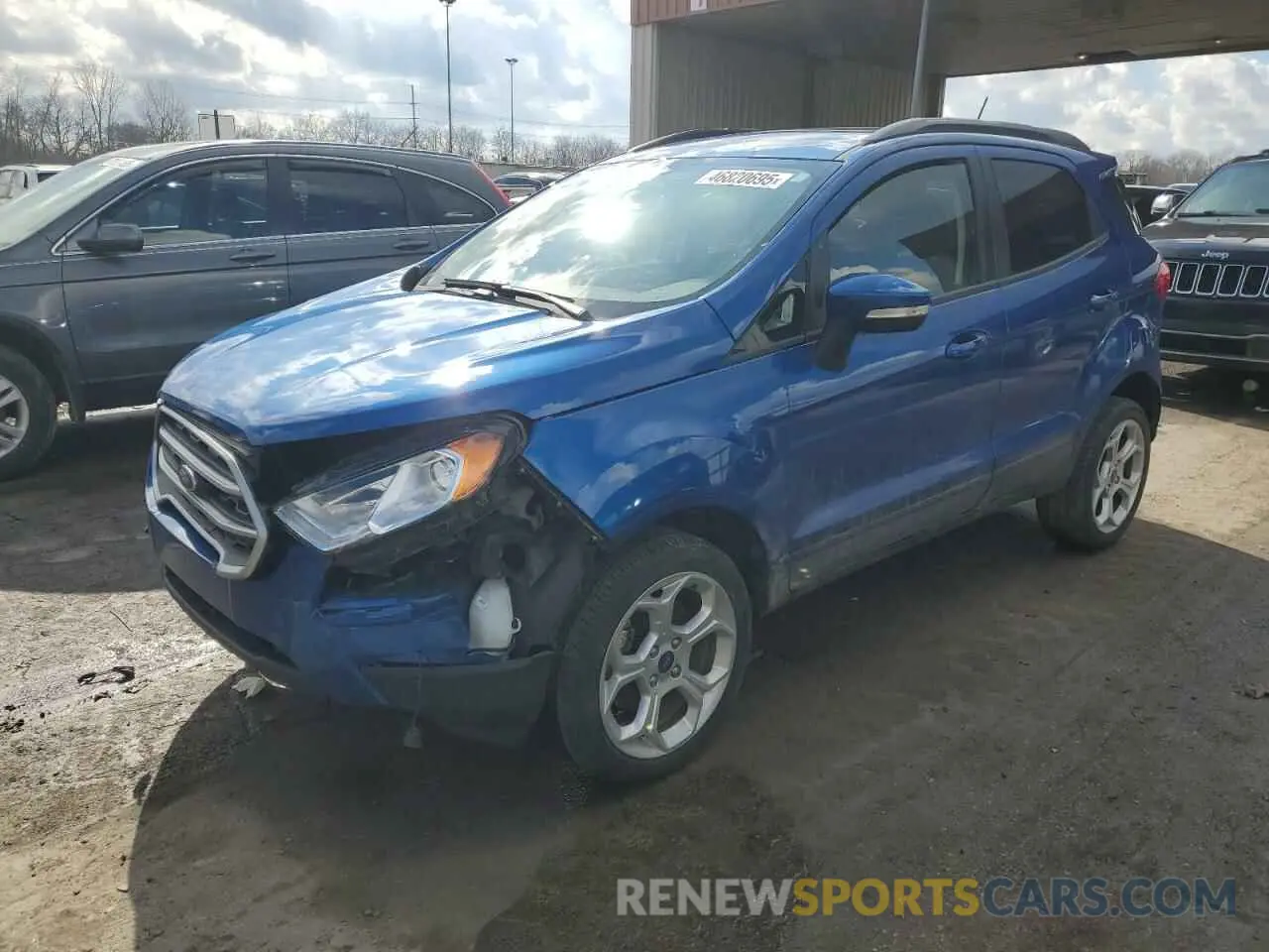 1 fotografías del automóvil dañado MAJ6S3GL9NC460193 FORD ECOSPORT 2022