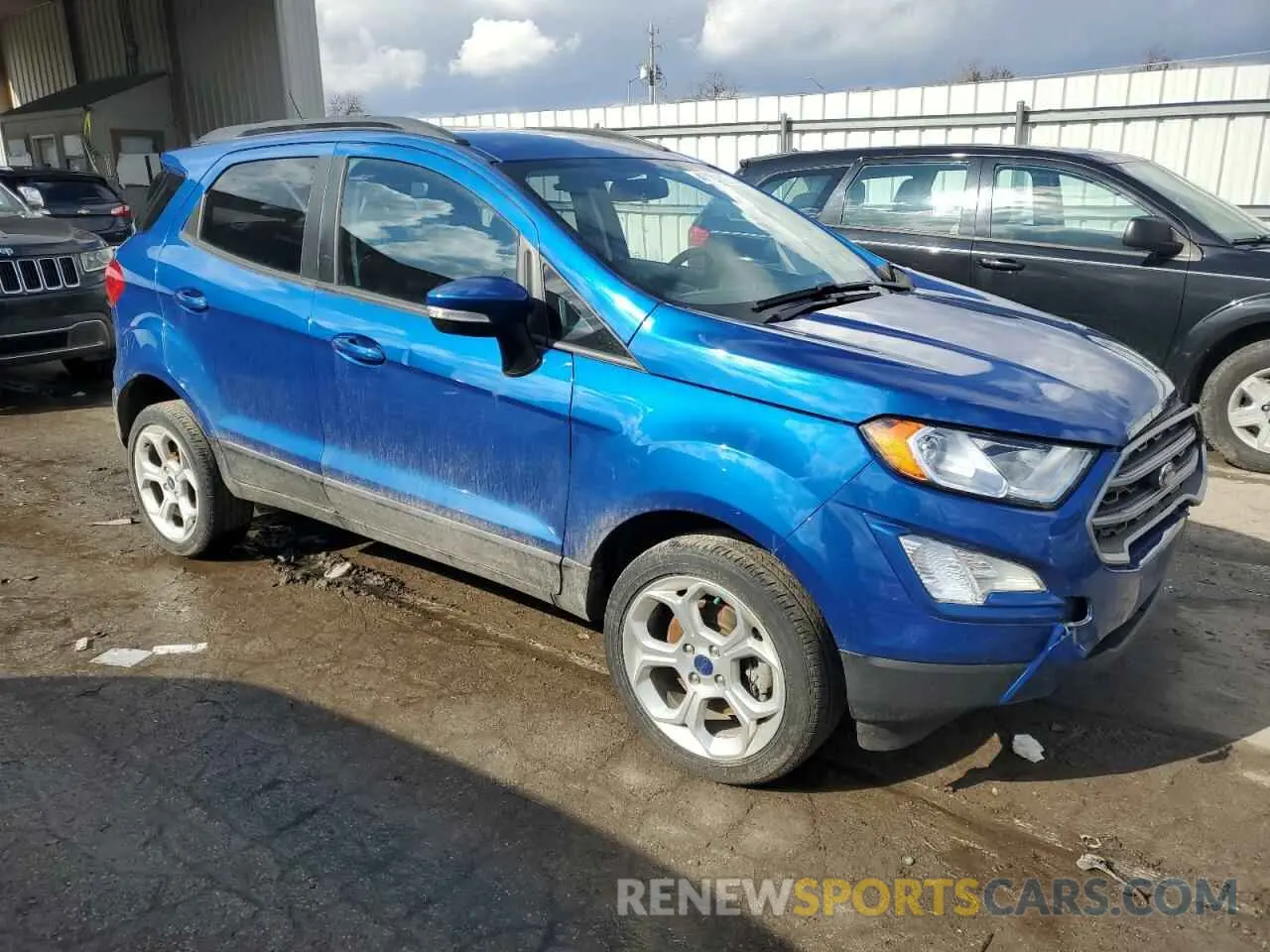 4 fotografías del automóvil dañado MAJ6S3GL9NC460193 FORD ECOSPORT 2022