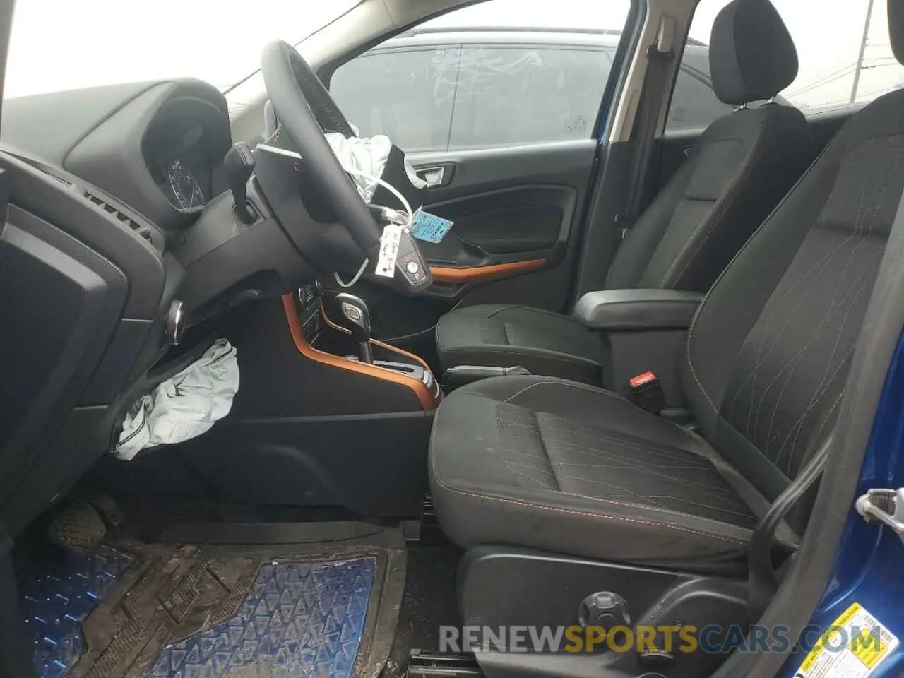 7 fotografías del automóvil dañado MAJ6S3GL9NC460193 FORD ECOSPORT 2022