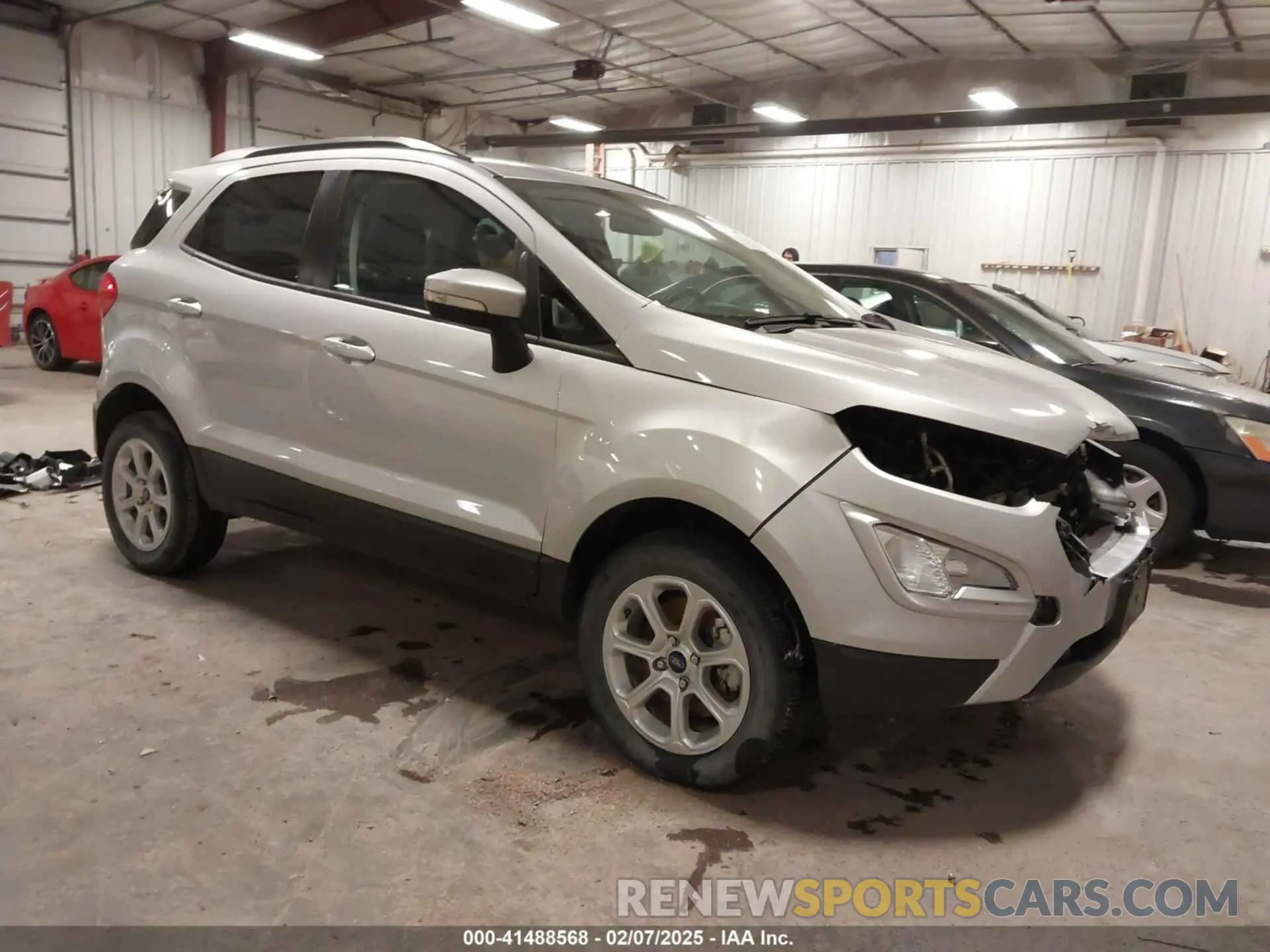 1 fotografías del automóvil dañado MAJ6S3GL9NC460808 FORD ECOSPORT 2022