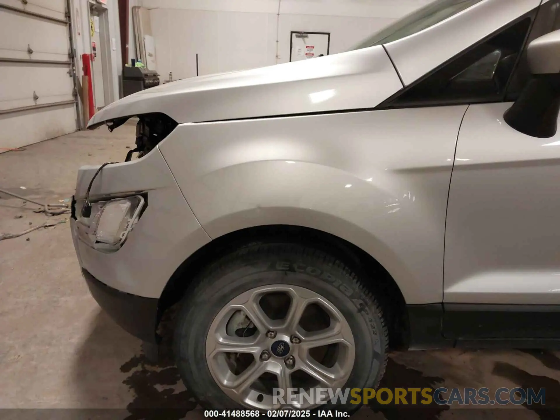 18 fotografías del automóvil dañado MAJ6S3GL9NC460808 FORD ECOSPORT 2022