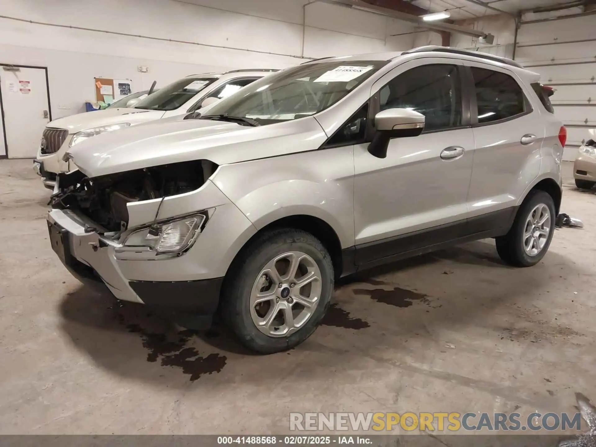 2 fotografías del automóvil dañado MAJ6S3GL9NC460808 FORD ECOSPORT 2022