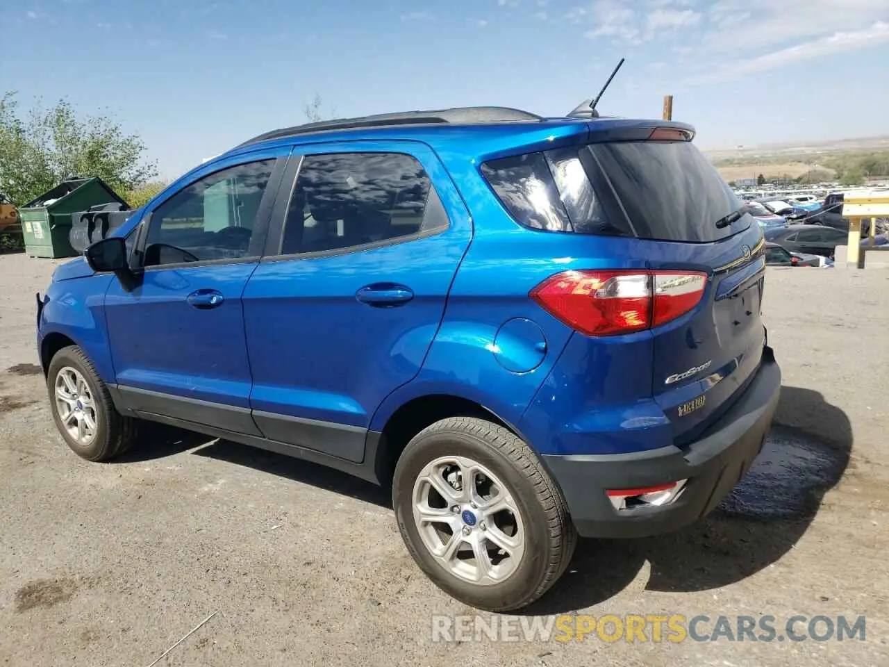 2 fotografías del automóvil dañado MAJ6S3GL9NC468214 FORD ECOSPORT 2022