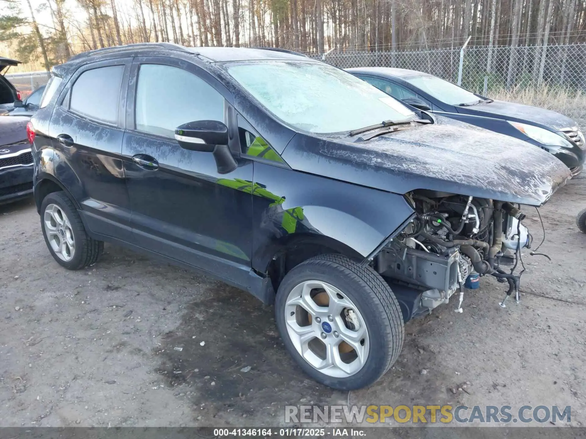 1 fotografías del automóvil dañado MAJ6S3GLXNC460784 FORD ECOSPORT 2022
