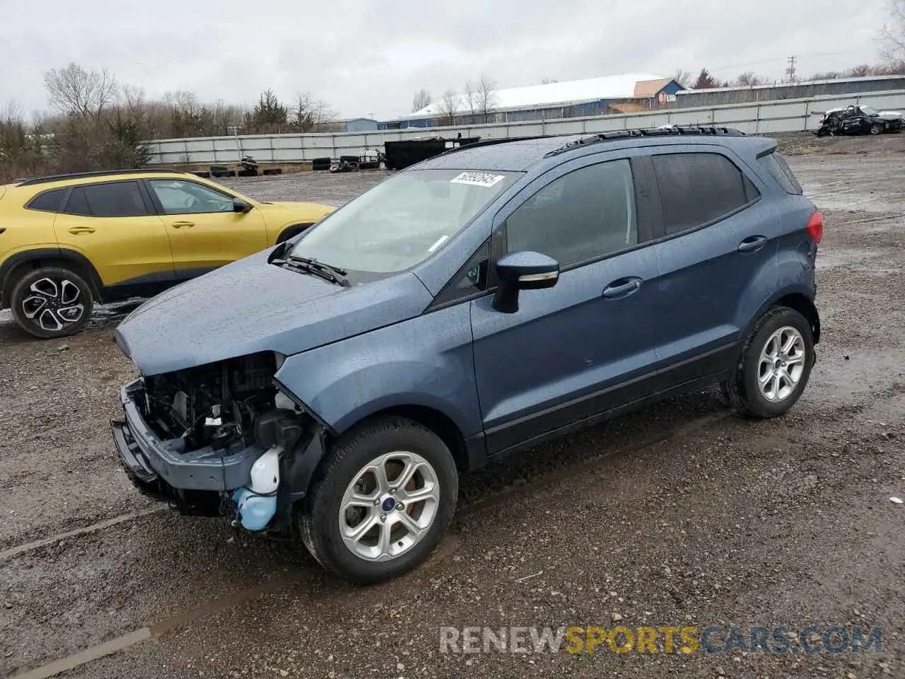 1 fotografías del automóvil dañado MAJ6S3GLXNC466570 FORD ECOSPORT 2022