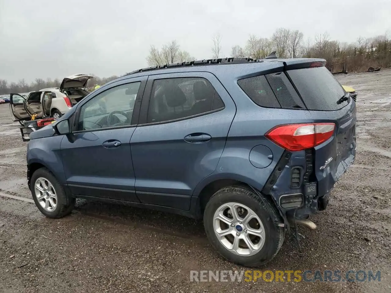 2 fotografías del automóvil dañado MAJ6S3GLXNC466570 FORD ECOSPORT 2022