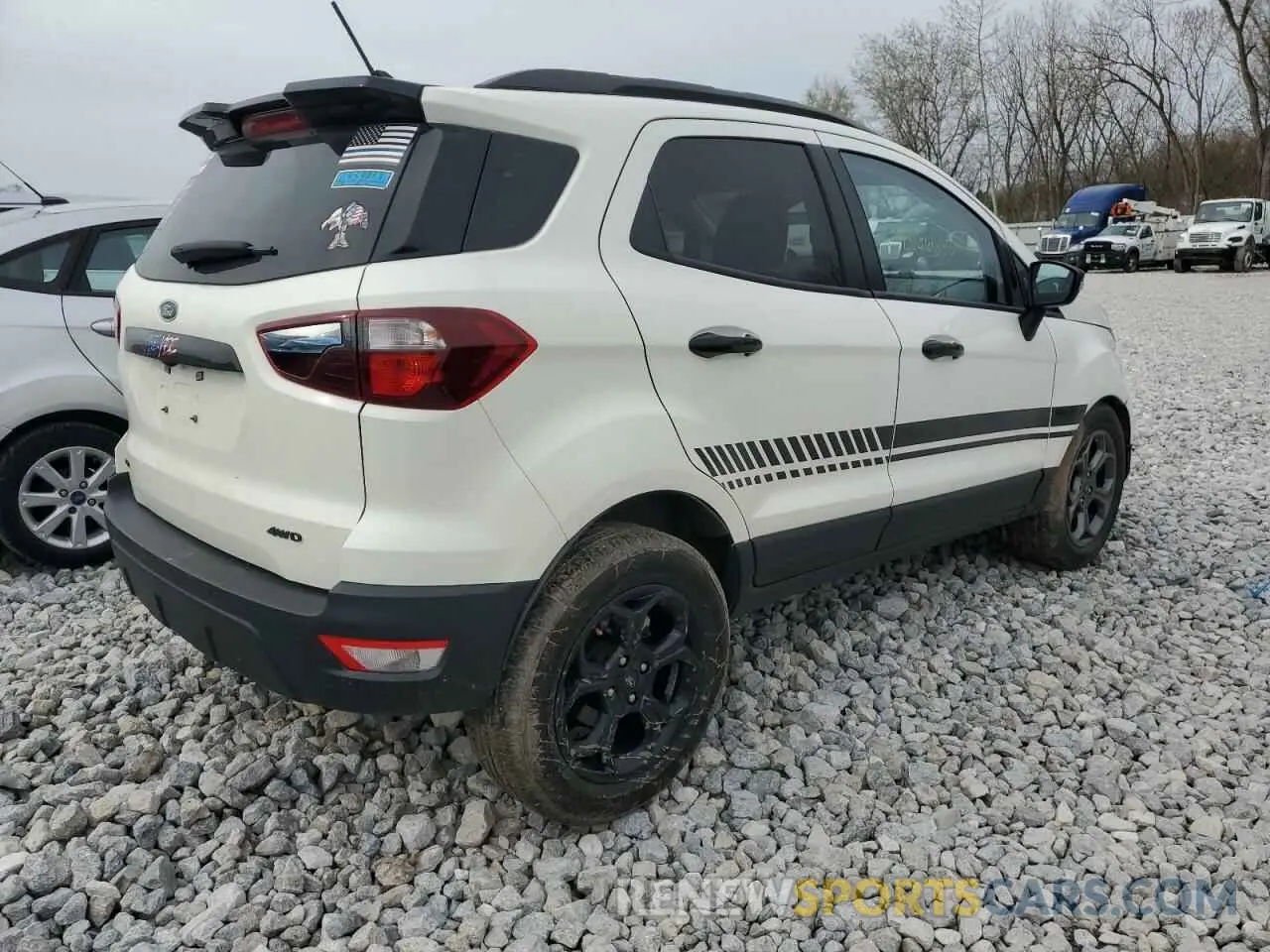3 fotografías del automóvil dañado MAJ6S3JL3NC462403 FORD ECOSPORT 2022