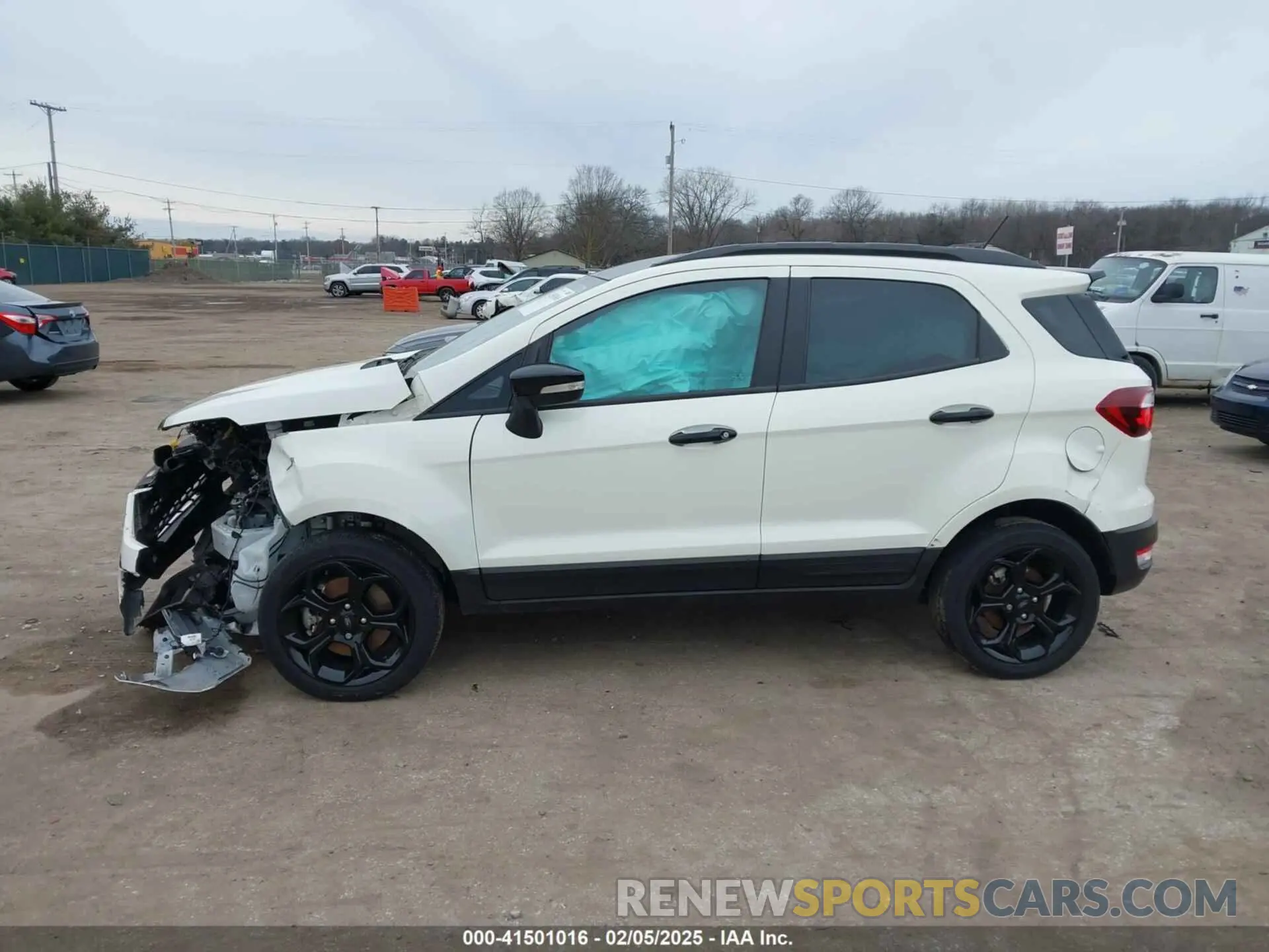 14 fotografías del automóvil dañado MAJ6S3JL3NC470159 FORD ECOSPORT 2022