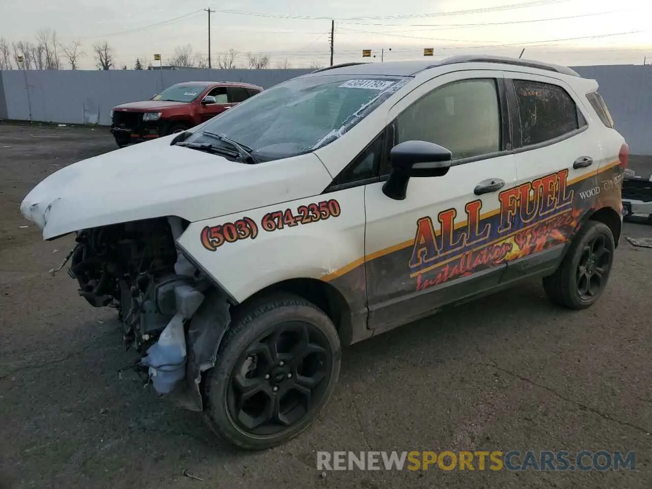 1 fotografías del automóvil dañado MAJ6S3JL4NC458974 FORD ECOSPORT 2022