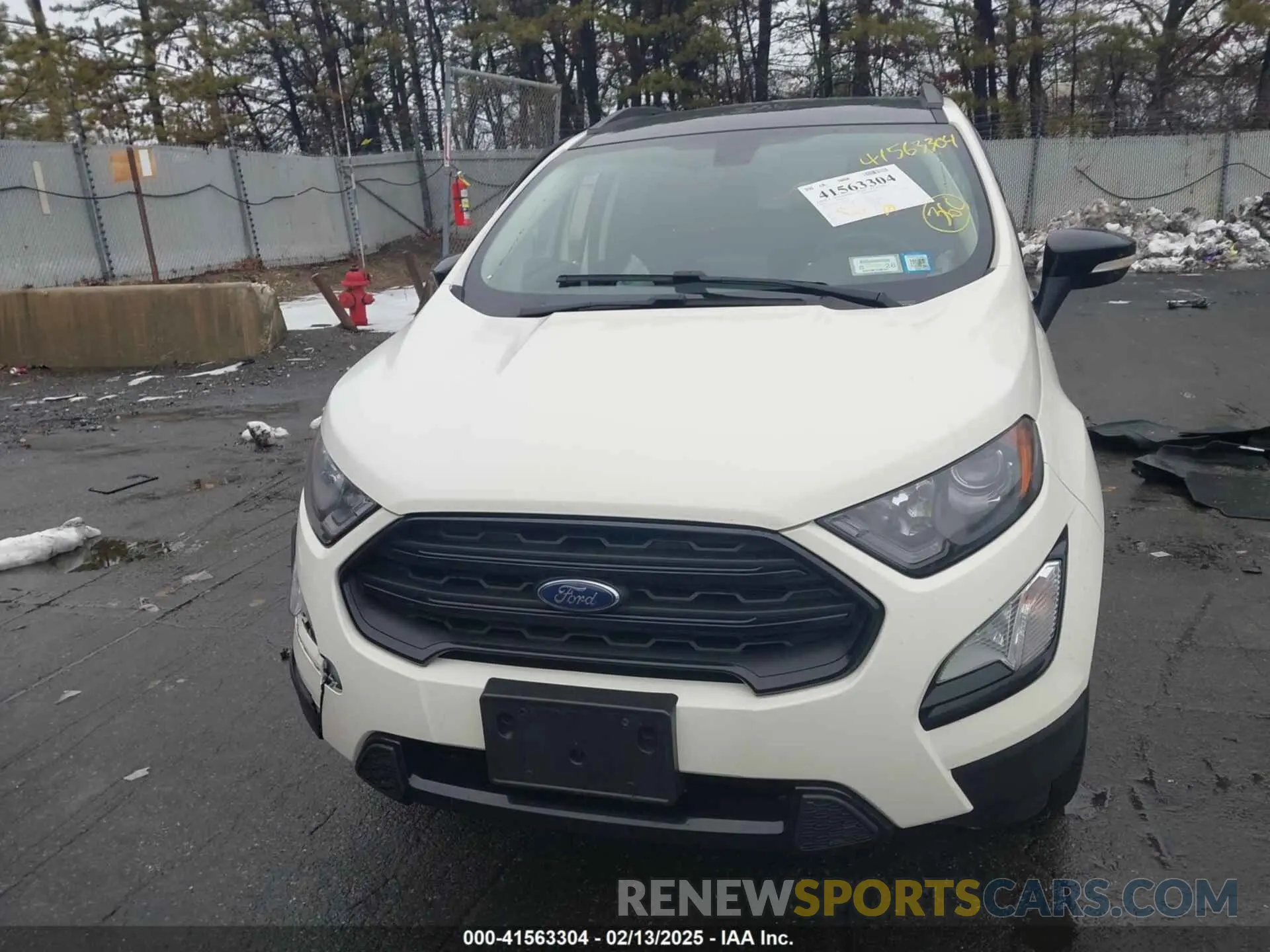 12 fotografías del automóvil dañado MAJ6S3JL7NC460587 FORD ECOSPORT 2022