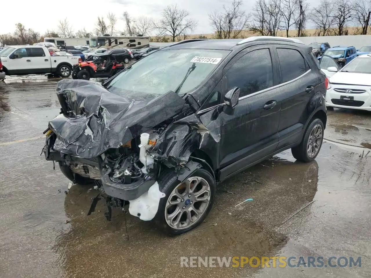 1 fotografías del automóvil dañado MAJ6S3KL4NC458276 FORD ECOSPORT 2022