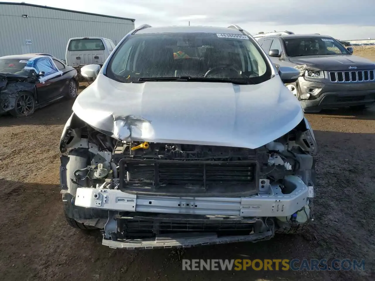 5 fotografías del automóvil dañado MAJ6S3KL6NC459073 FORD ECOSPORT 2022