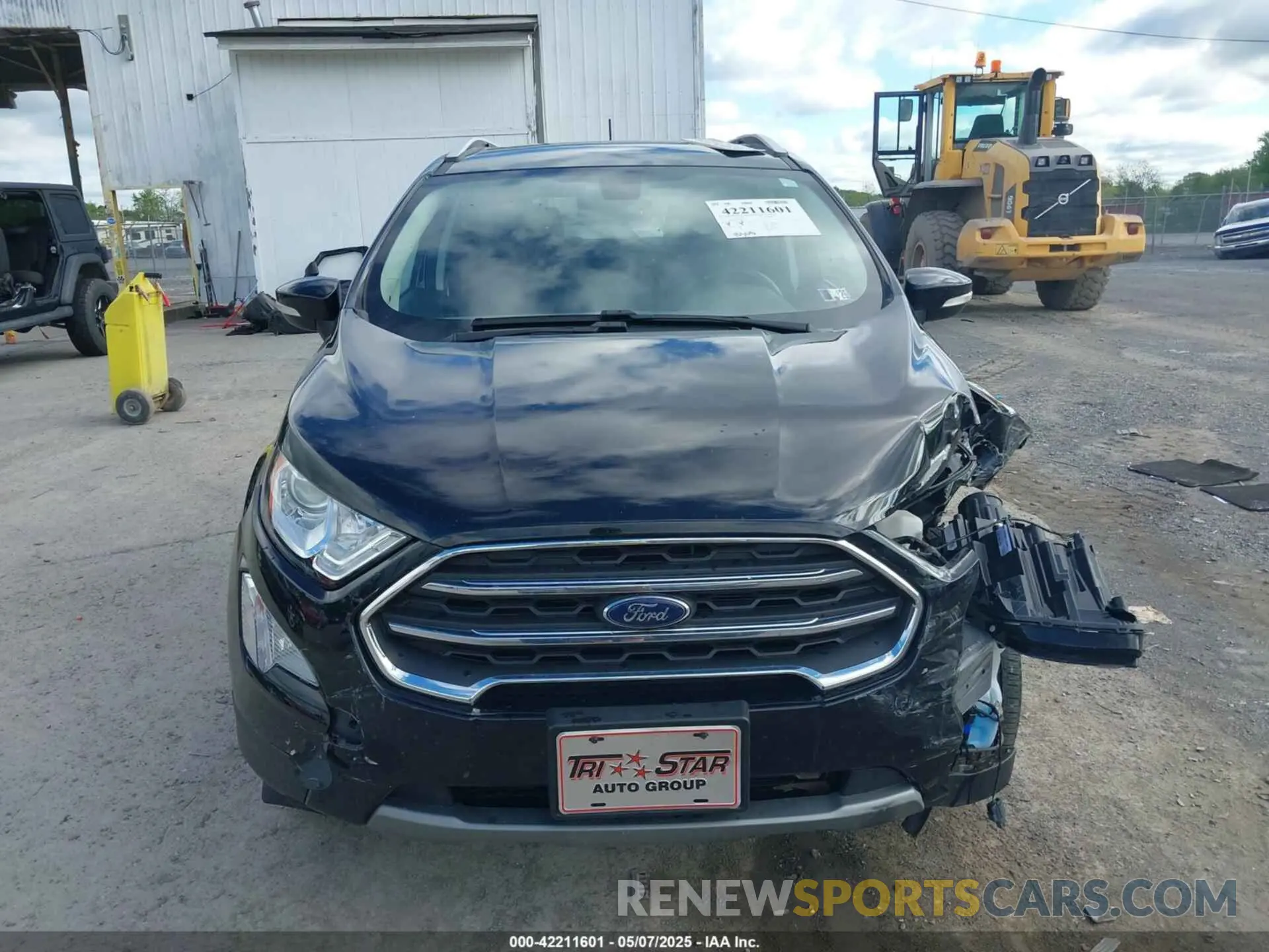 12 fotografías del automóvil dañado MAJ6S3KL6NC472017 FORD ECOSPORT 2022