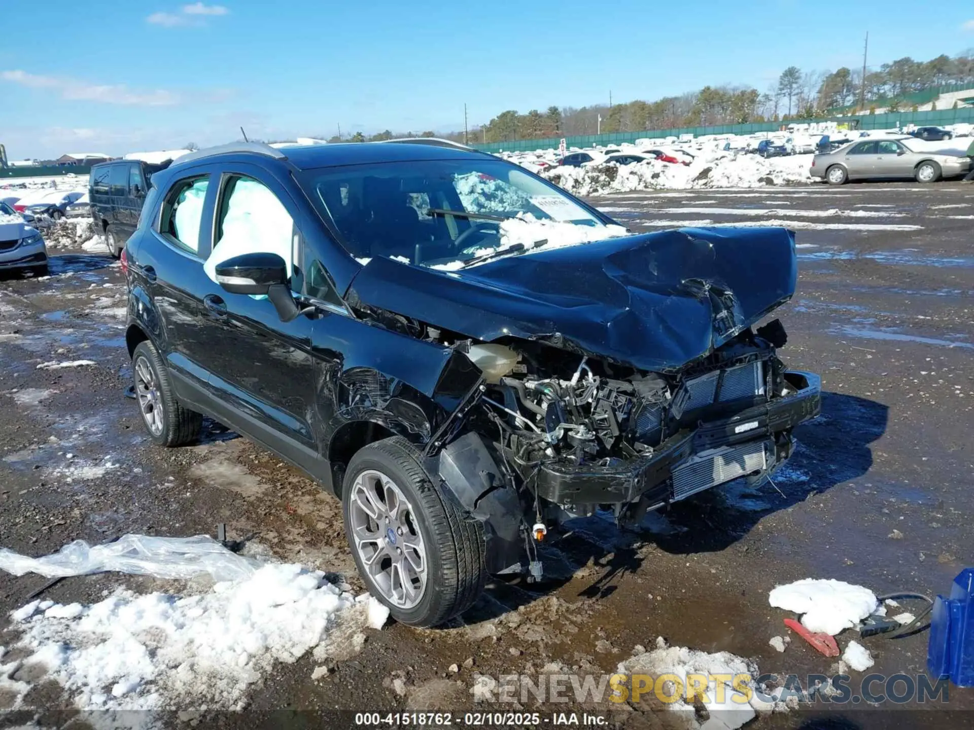 1 fotografías del automóvil dañado MAJ6S3KL8NC472777 FORD ECOSPORT 2022