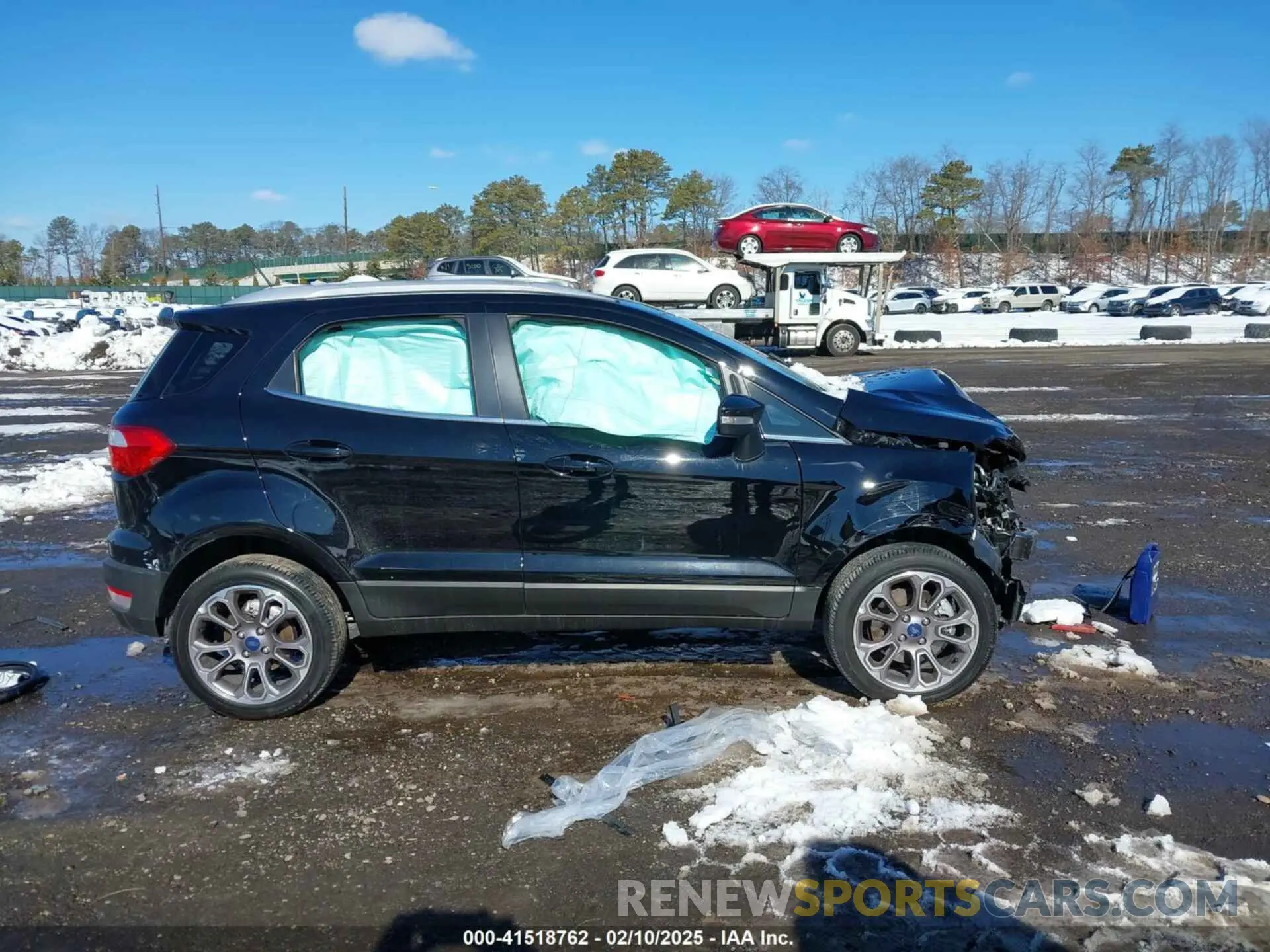 13 fotografías del automóvil dañado MAJ6S3KL8NC472777 FORD ECOSPORT 2022