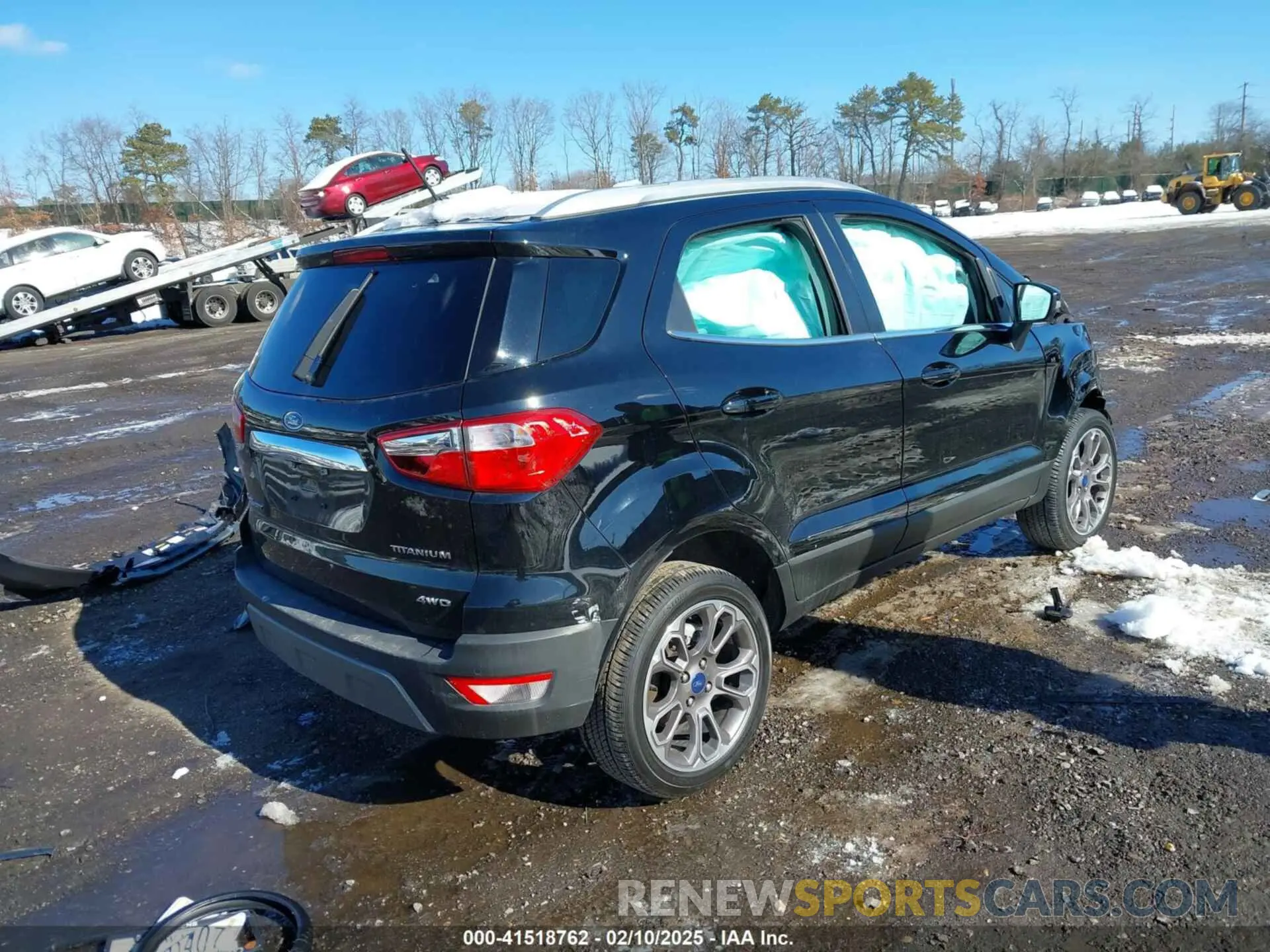 4 fotografías del automóvil dañado MAJ6S3KL8NC472777 FORD ECOSPORT 2022
