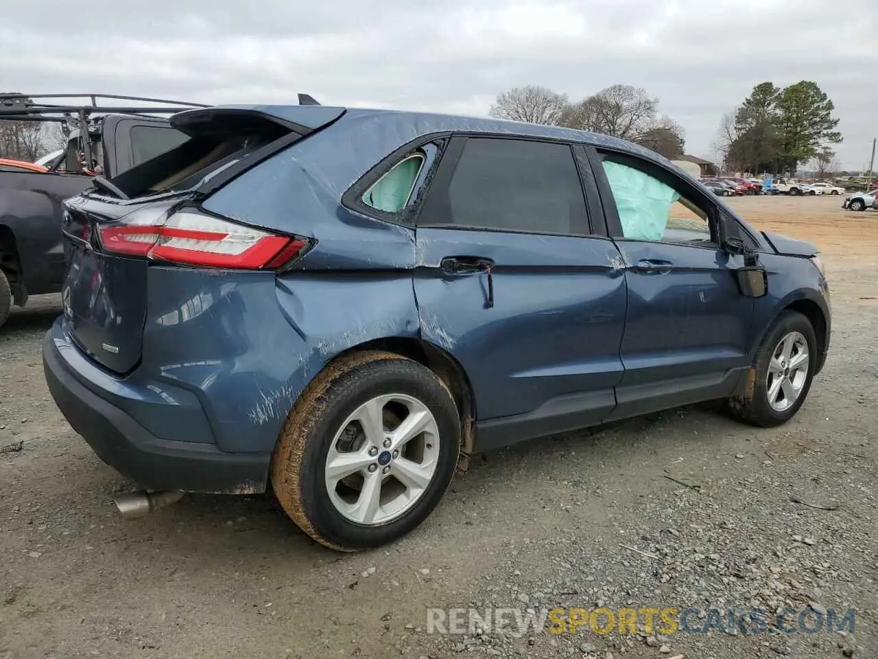 3 fotografías del automóvil dañado 2FMPK3G96KBB13933 FORD EDGE 2019