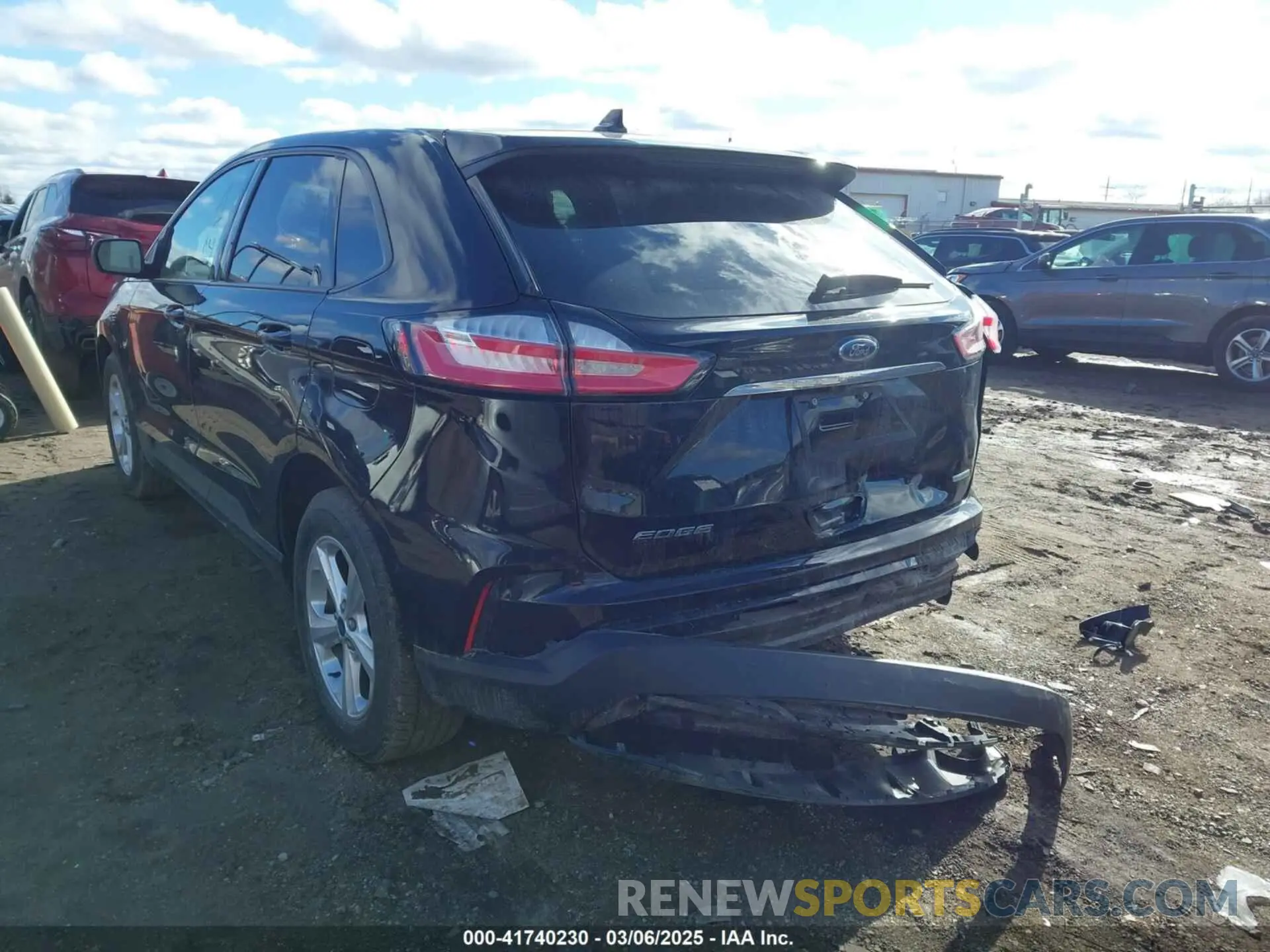 3 fotografías del automóvil dañado 2FMPK3G9XKBB31884 FORD EDGE 2019