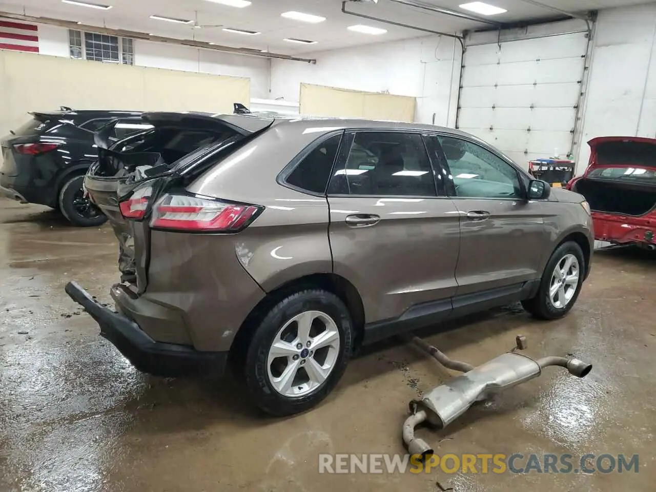 3 fotografías del automóvil dañado 2FMPK3G9XKBB97609 FORD EDGE 2019