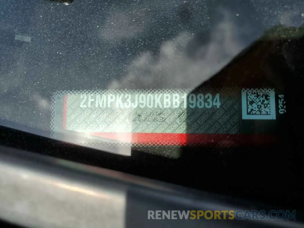 13 fotografías del automóvil dañado 2FMPK3J90KBB19834 FORD EDGE 2019