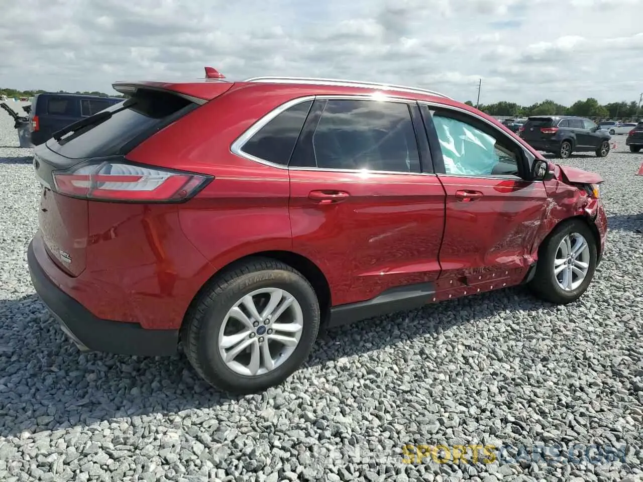 3 fotografías del automóvil dañado 2FMPK3J90KBB19834 FORD EDGE 2019