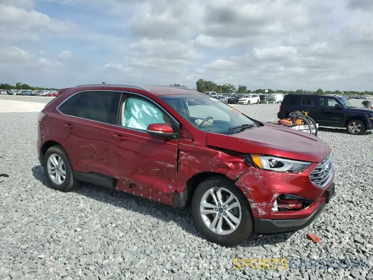 4 fotografías del automóvil dañado 2FMPK3J90KBB19834 FORD EDGE 2019