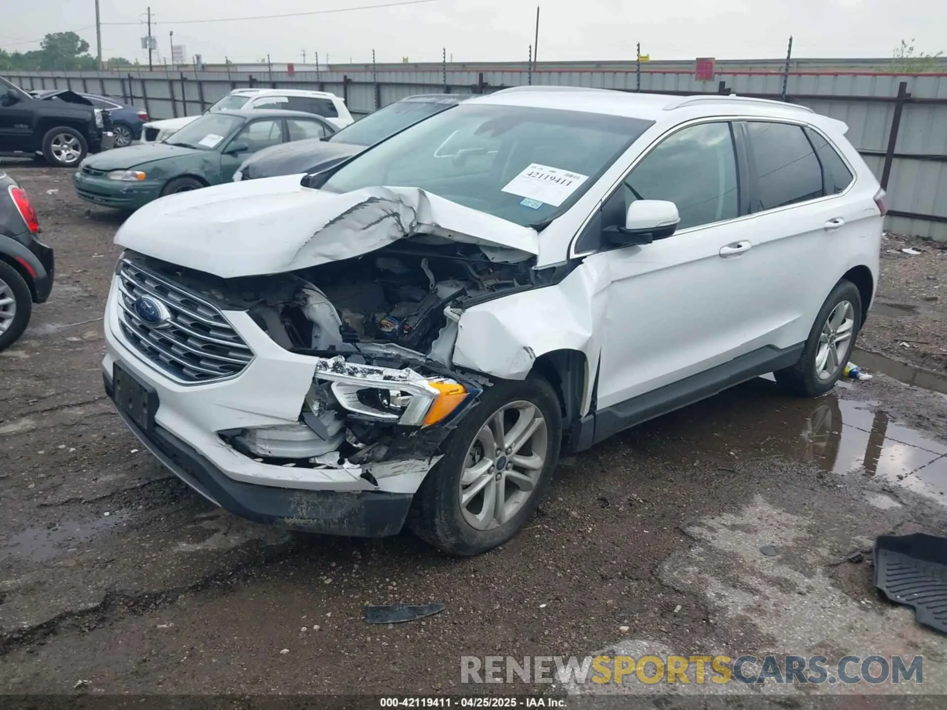 2 fotografías del automóvil dañado 2FMPK3J96KBB90620 FORD EDGE 2019