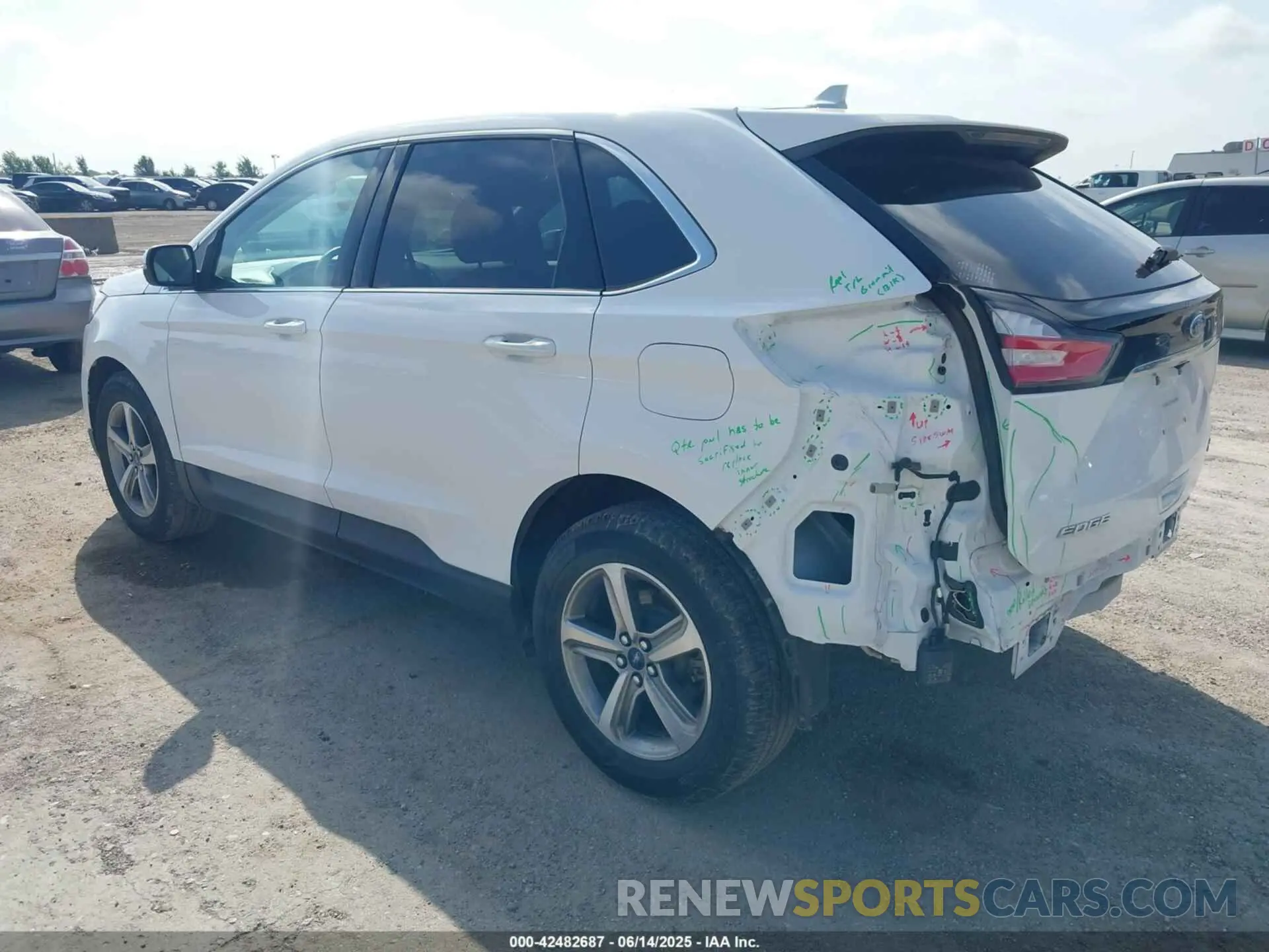 3 fotografías del automóvil dañado 2FMPK3J97KBC26735 FORD EDGE 2019