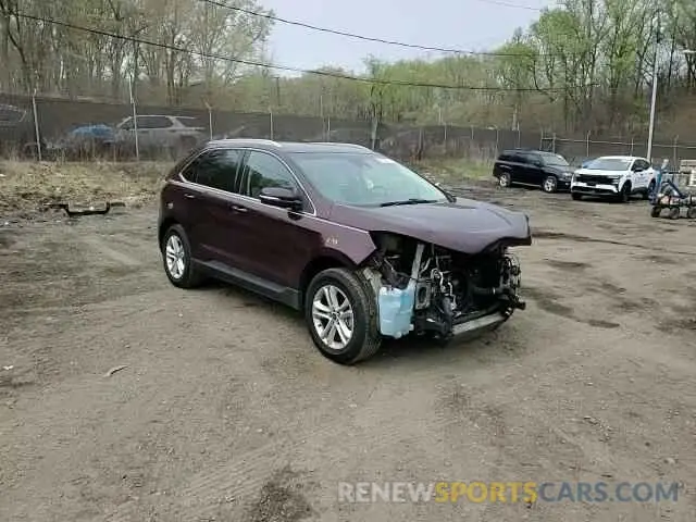 12 fotografías del automóvil dañado 2FMPK3J98KBB45260 FORD EDGE 2019