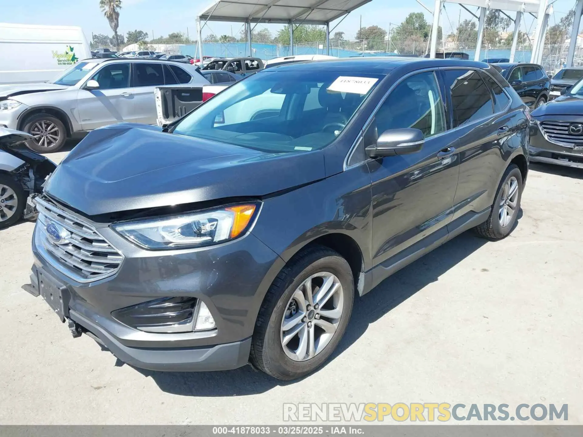 2 fotografías del automóvil dañado 2FMPK3J98KBC01441 FORD EDGE 2019