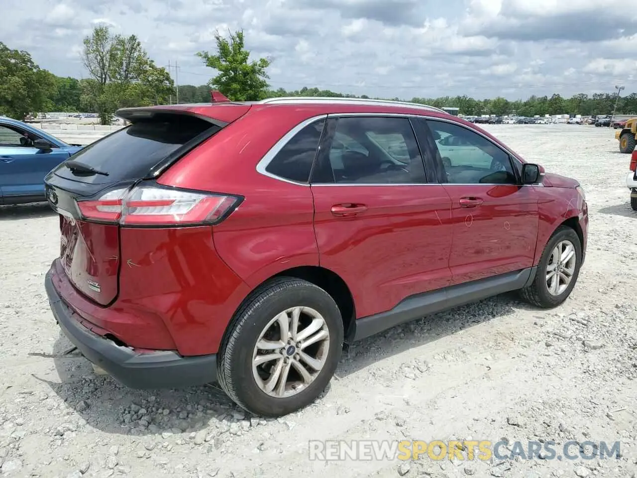 3 fotografías del automóvil dañado 2FMPK3J98KBC31636 FORD EDGE 2019