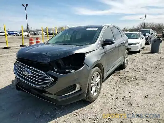 12 fotografías del automóvil dañado 2FMPK3J99KBB48863 FORD EDGE 2019