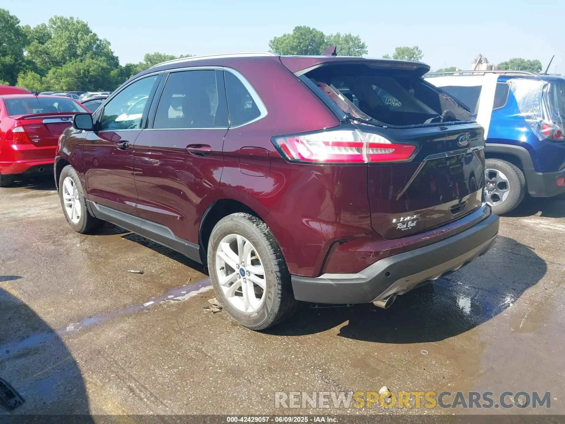 3 fotografías del automóvil dañado 2FMPK3J99KBB75996 FORD EDGE 2019