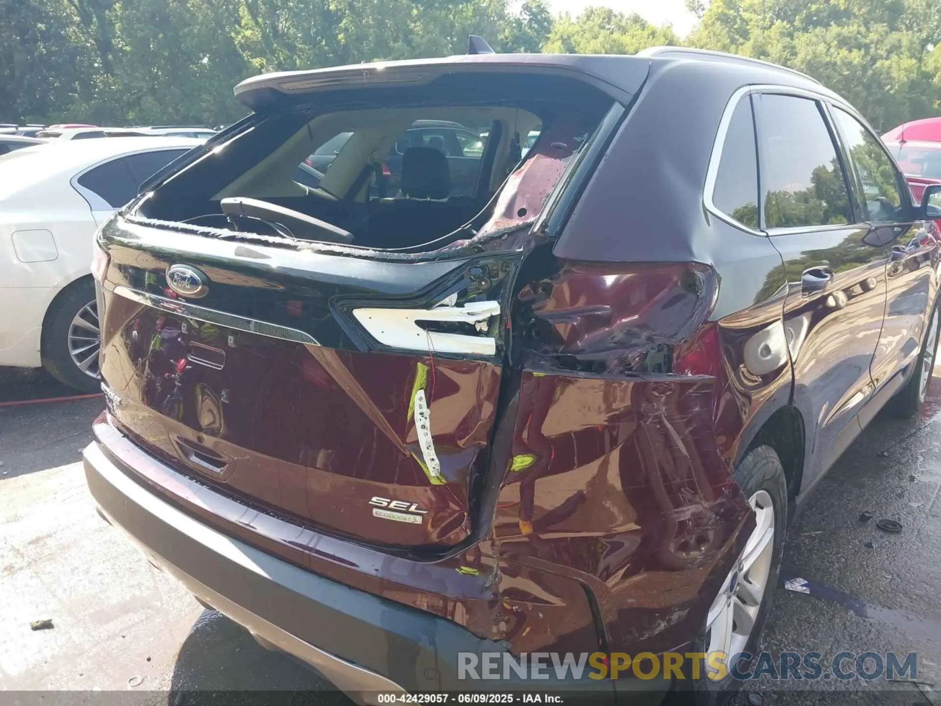 6 fotografías del automóvil dañado 2FMPK3J99KBB75996 FORD EDGE 2019