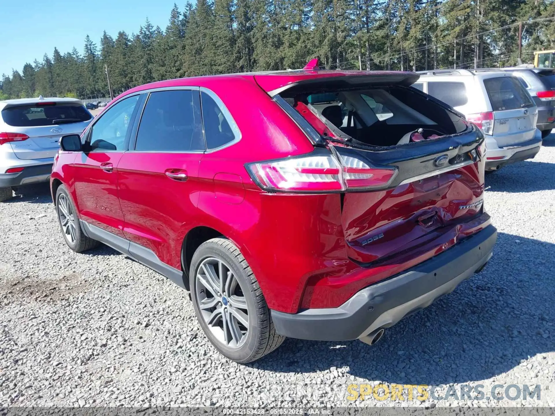 3 fotografías del automóvil dañado 2FMPK3K90KBC20287 FORD EDGE 2019