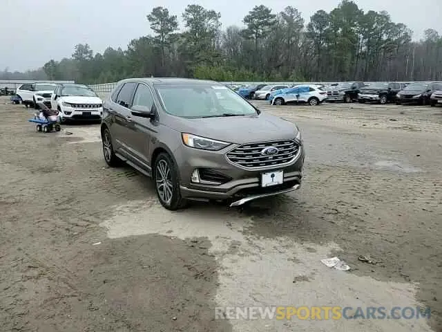 12 fotografías del automóvil dañado 2FMPK3K92KBB66670 FORD EDGE 2019