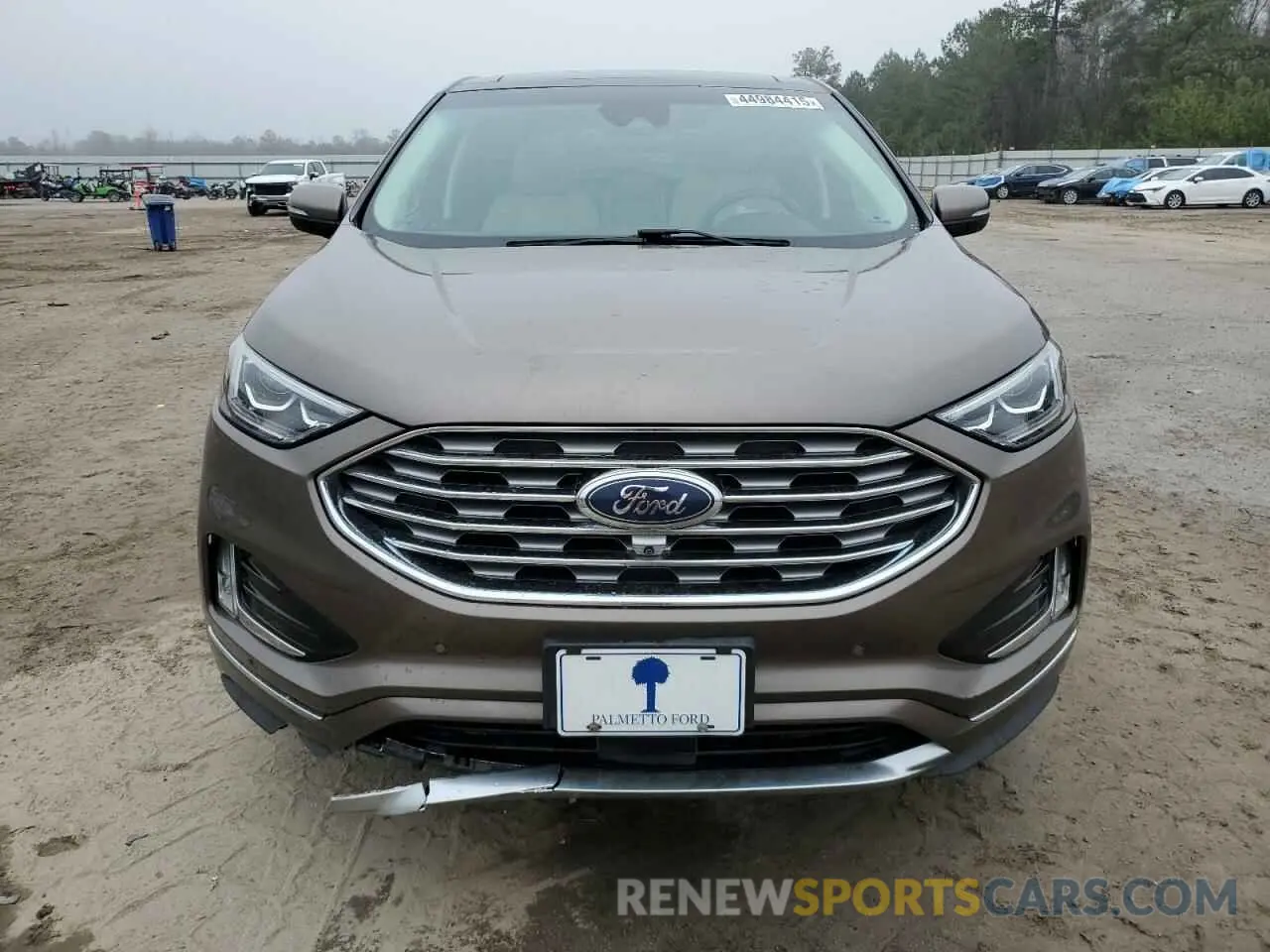 5 fotografías del automóvil dañado 2FMPK3K92KBB66670 FORD EDGE 2019