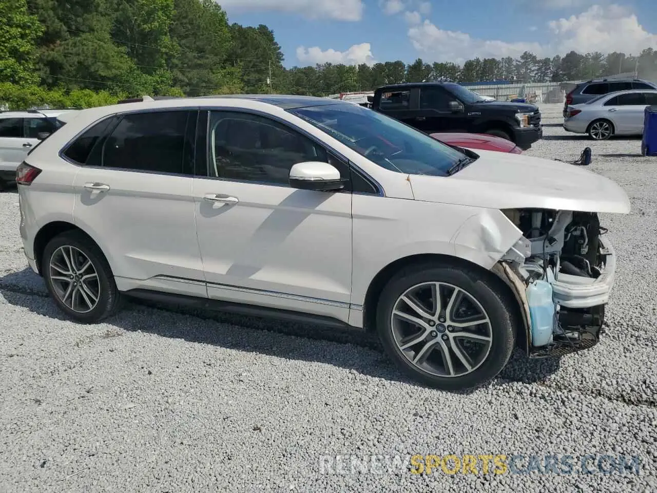 4 fotografías del automóvil dañado 2FMPK3K92KBC43554 FORD EDGE 2019