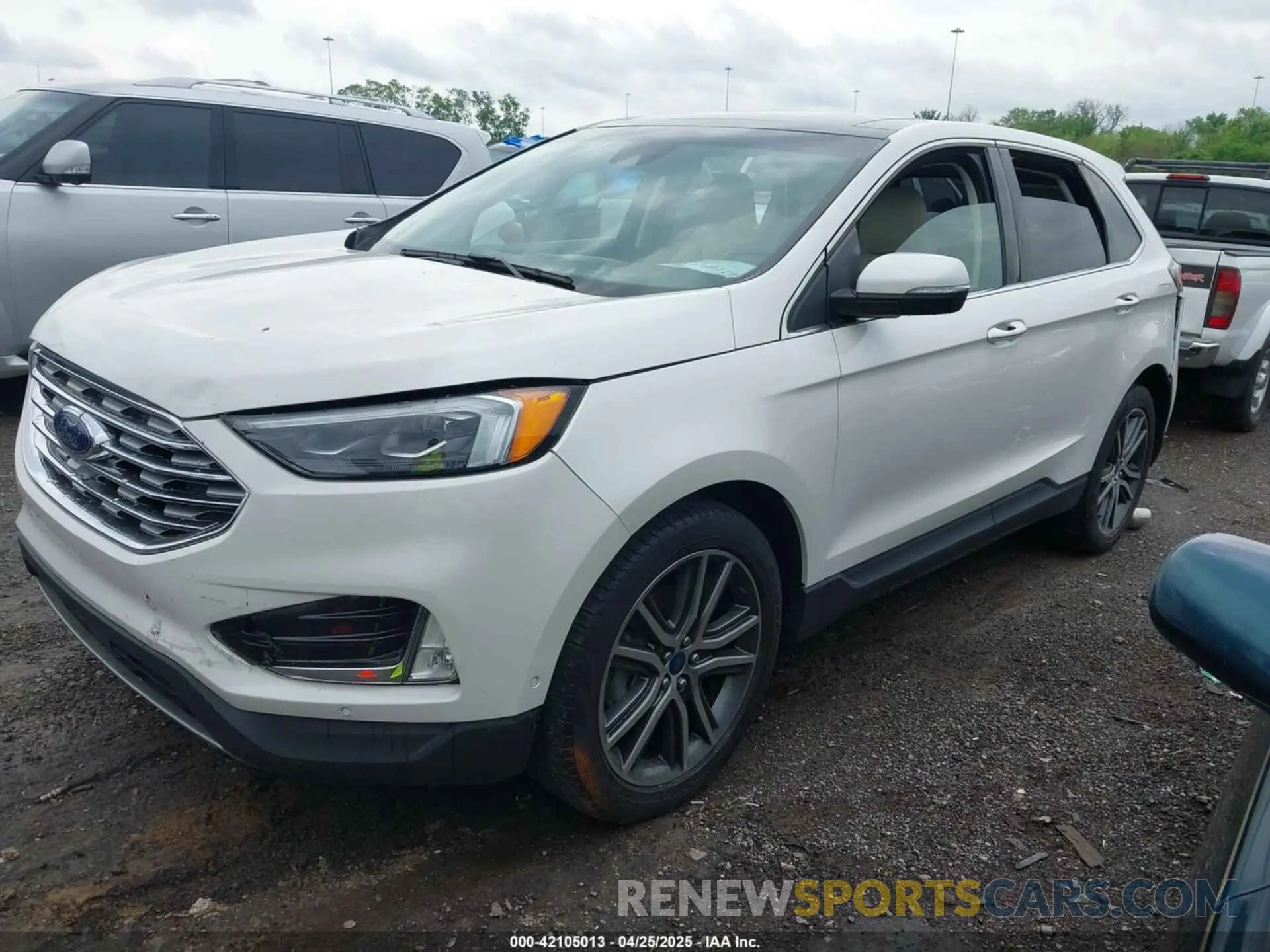 2 fotografías del automóvil dañado 2FMPK3K94KBB49918 FORD EDGE 2019